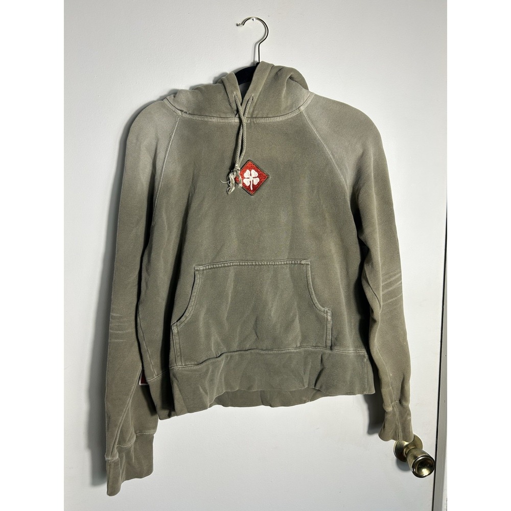 Vintage‎ Lucky Brand Sun Faded Hoodie - Y2K Earth Tone Sage Green Raglan